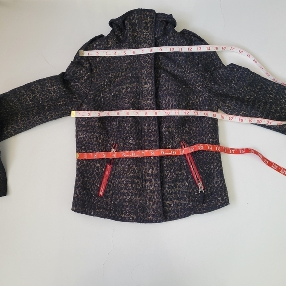 Free People‎ Houndstooth Leopard Print Moto Jacket Size 0 Grunge Animal Print - Picture 13 of 13